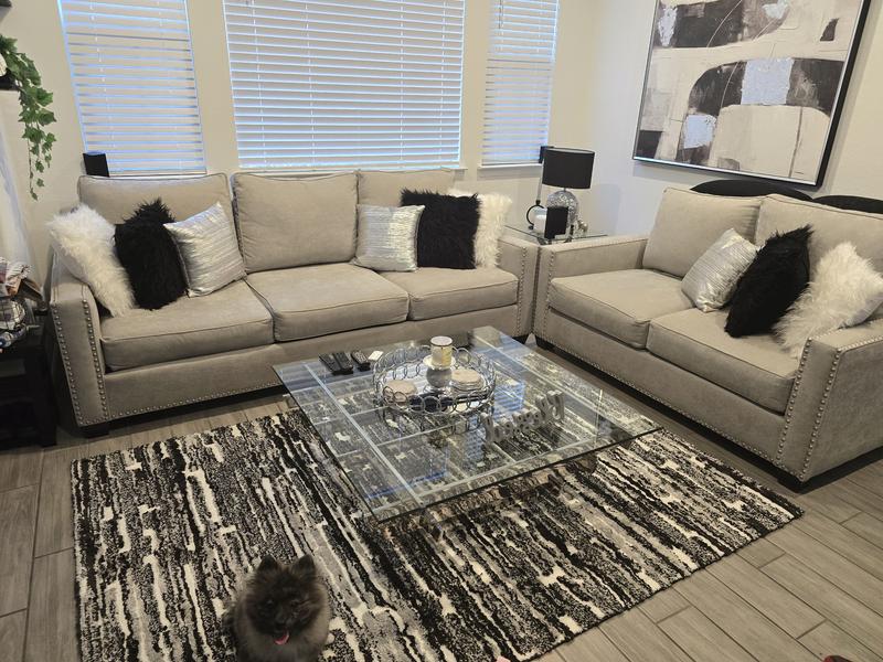 Customer photo for review titled "Not actually black"