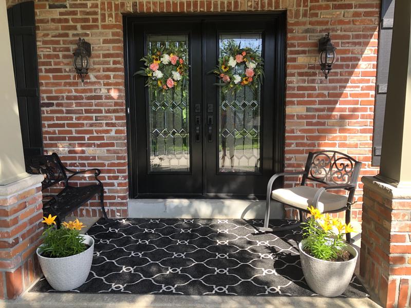 Customer photo for review titled "Beautiful quality rug!"