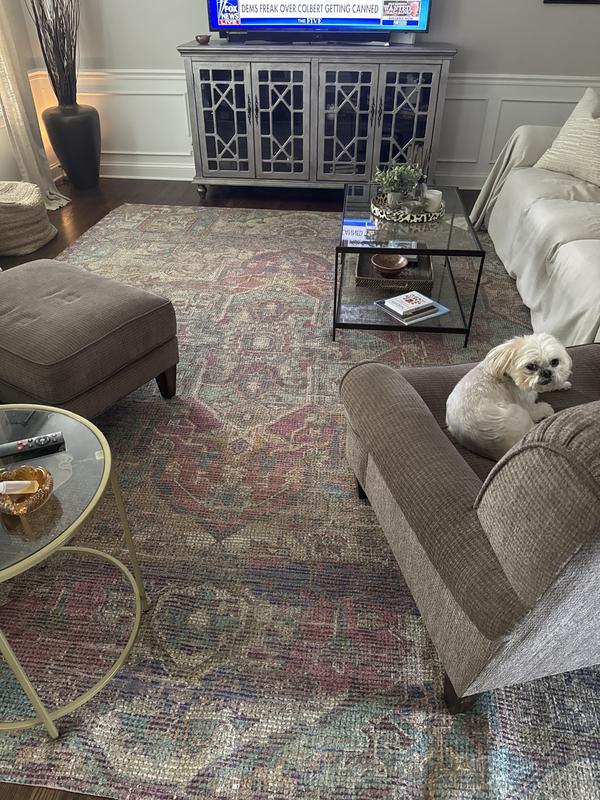 Customer photo for review titled "Absolutely love this rug!"