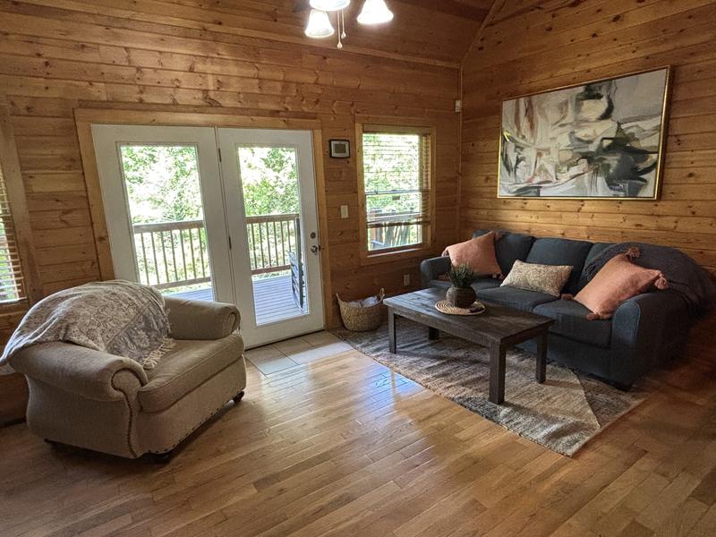 Customer photo for review titled "Perfect neutrals rug"