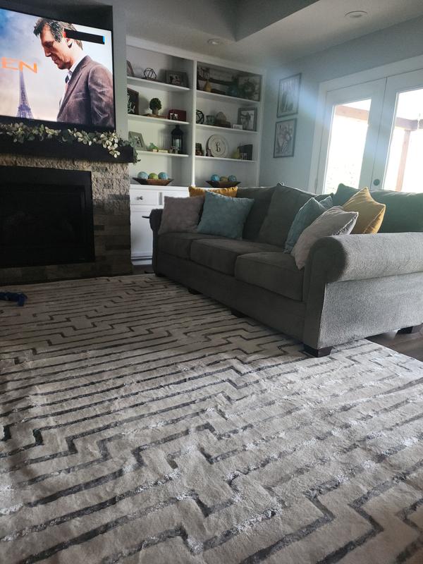 Customer photo for review titled "In love with this rug"