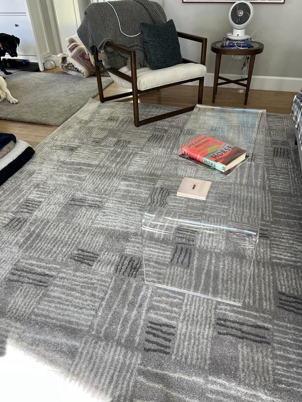 Customer photo for review titled "Nice soft greys lighter than I expected but nice"