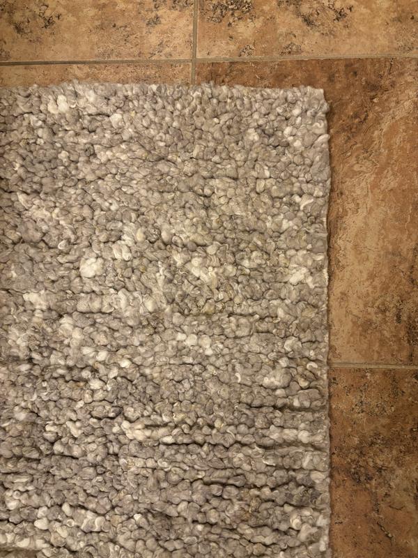 Customer photo for review titled "Coiled tufts of wool"