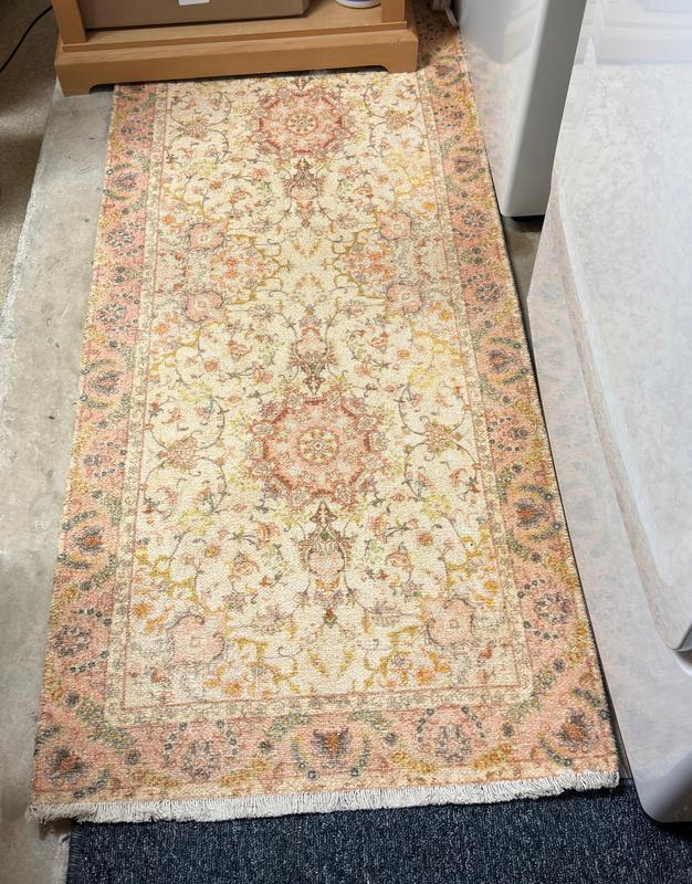 Customer photo for review titled "Rug really made room brighter"