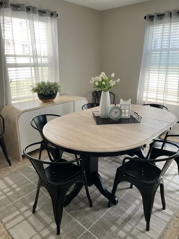 Customer photo for review titled "Plaid rug"