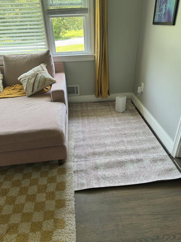 Customer photo for review titled "Not as pink as photo"