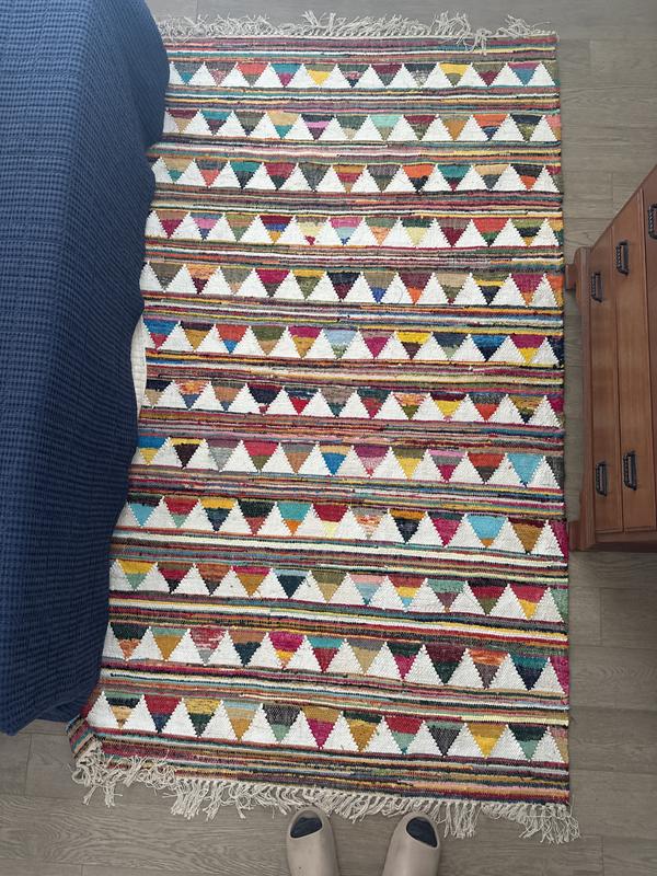 Customer photo for review titled "Boho mid century modern southwestern mastry"