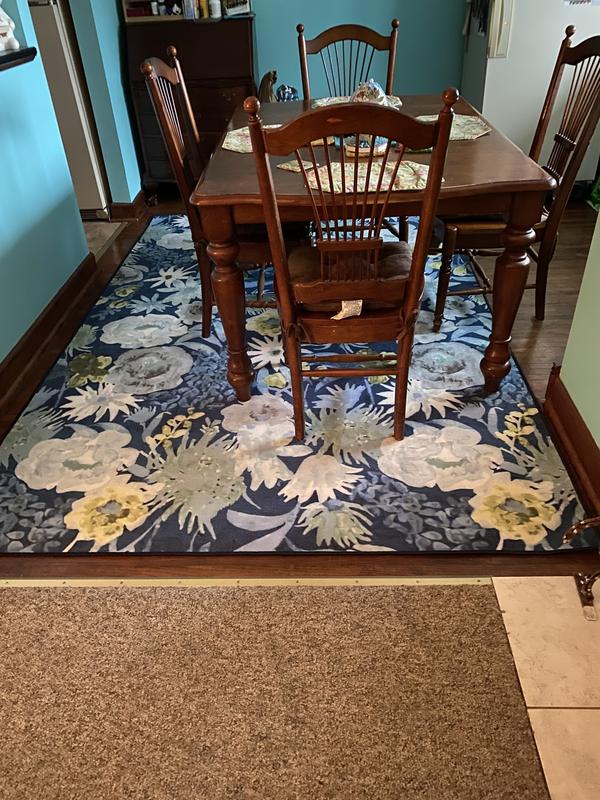 Customer photo for review titled "Dining room rug"