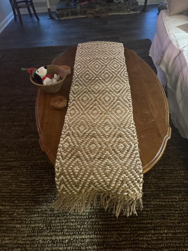 Customer photo for review titled "Rustic Table Runner"