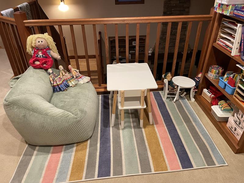 Customer photo for review titled "Happy with my rug"