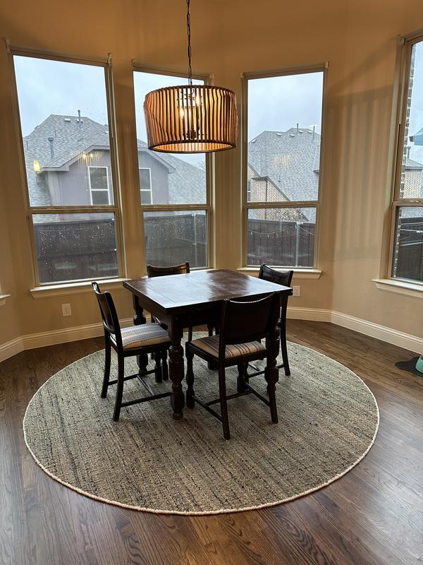 Customer photo for review titled "Seaglass rug"