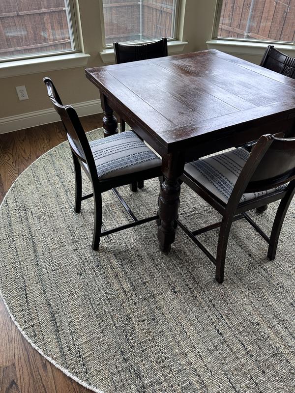 Customer photo for review titled "Seaglass rug"