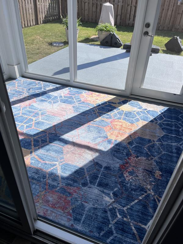Customer photo for review titled "Sunroom rug"