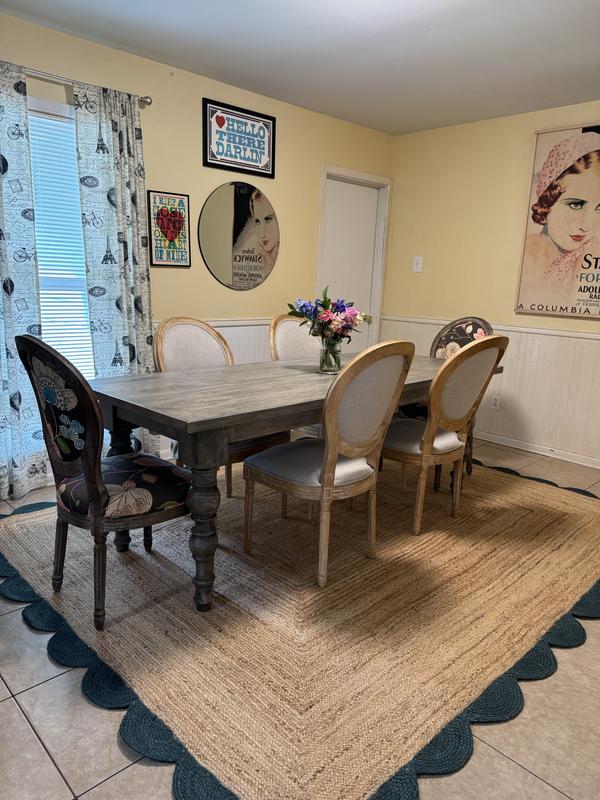 Customer photo for review titled "Adorable rug"