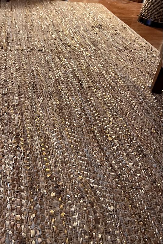 Customer photo for review titled "Does NOT look like the photo! Extremely shiny!"