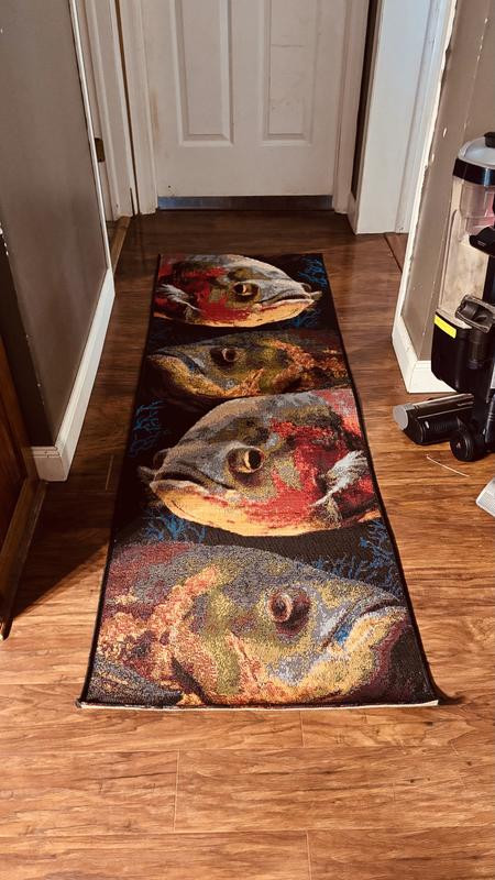 Customer photo for review titled "Crazy love for this rug"