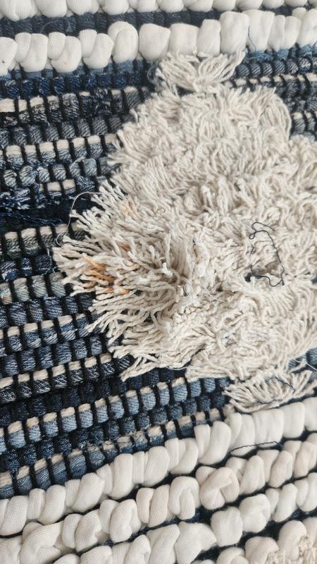 Customer photo for review titled "Came stained"