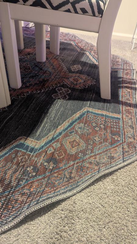 Customer photo for review titled "Lovely washable rug"