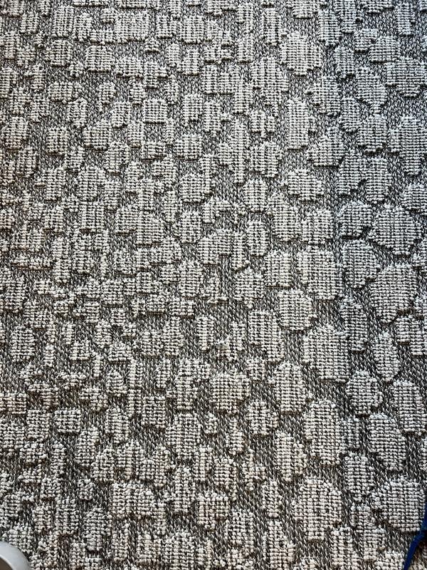 Customer photo for review titled "nice rug but color is not as pictured."