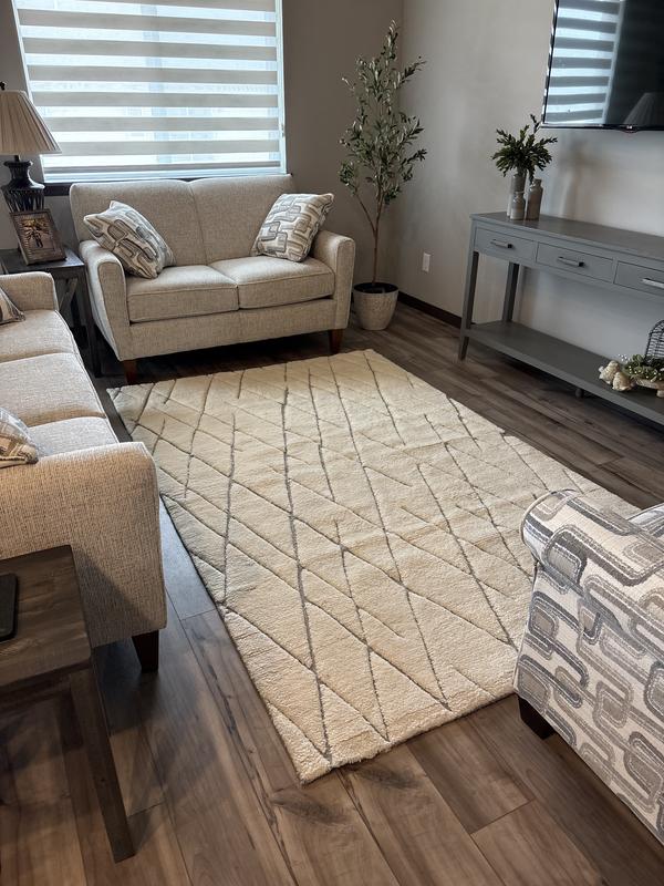 Customer photo for review titled "Beautiful great quality rug!"