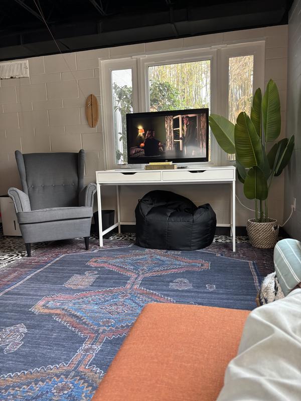 Customer photo for review titled "Love this rug!"