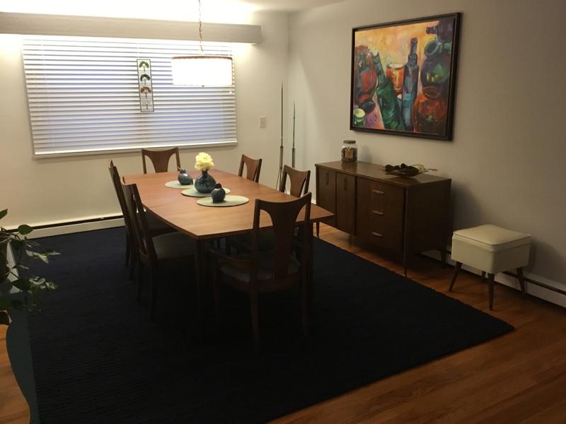 Customer photo for review titled "Hand woven Lana New Zealand wool rug."