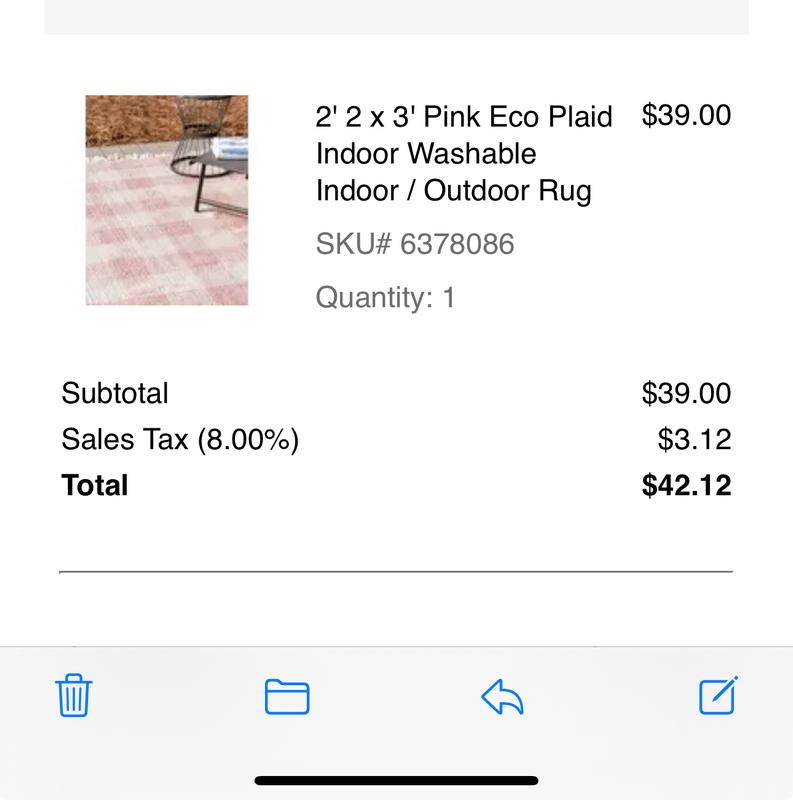 Customer photo for review titled "Item did not match description"