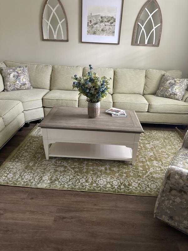Customer photo for review titled "Perfect rug for my room!"