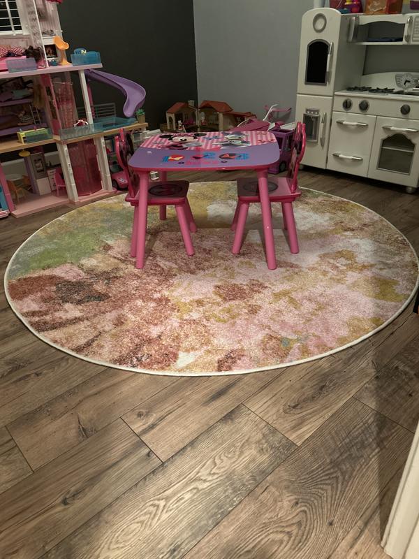 Customer photo for review titled "Creative Whimsical Round Rug"
