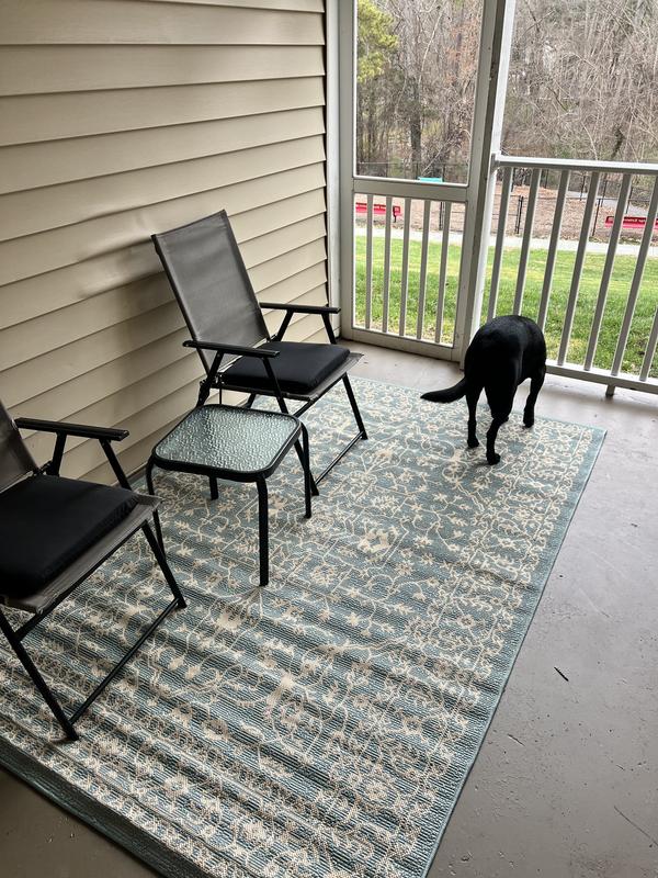 Customer photo for review titled "Nice rug"