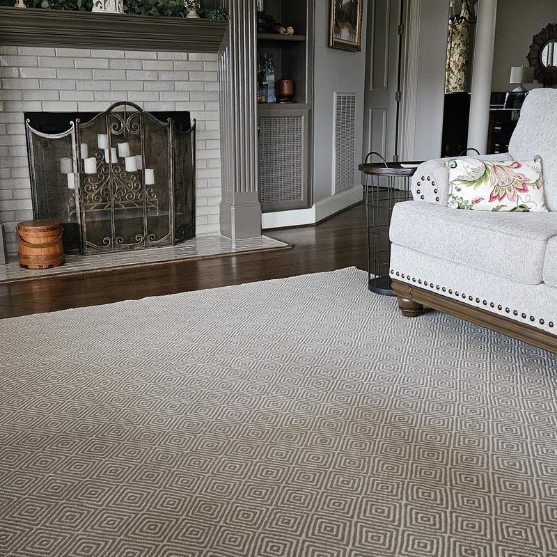 Customer photo for review titled "Great Hand Woven rug!"