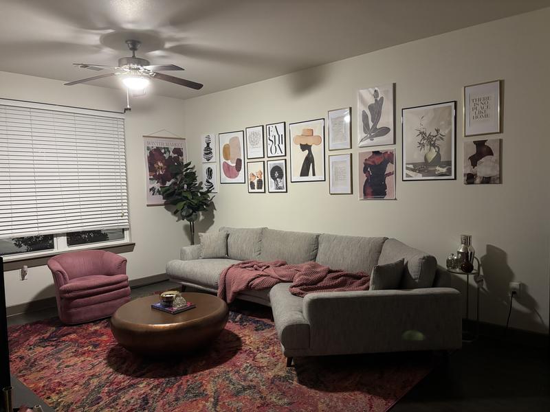 Customer photo for review titled "The most beautiful rugs I have ever seen"