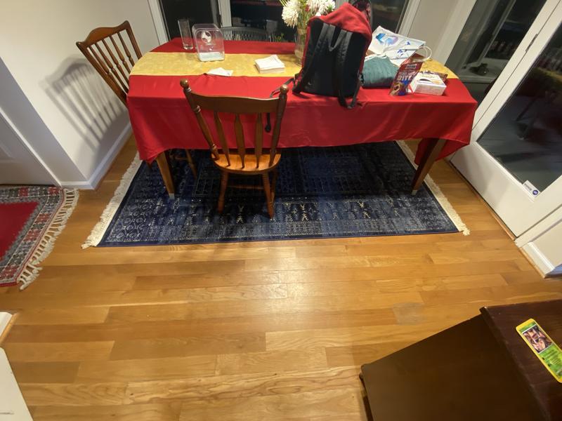 Customer photo for review titled "Love this rug"
