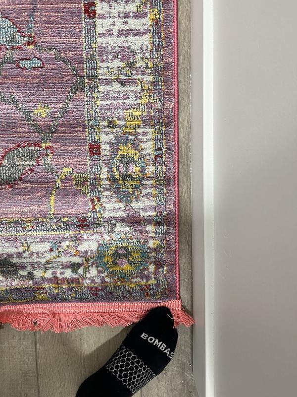 Customer photo for review titled "Rug is so cute and colors are perfect!"