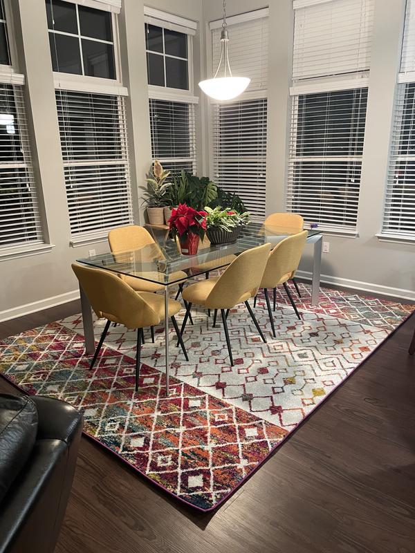Customer photo for review titled "Good quality pretty rug"