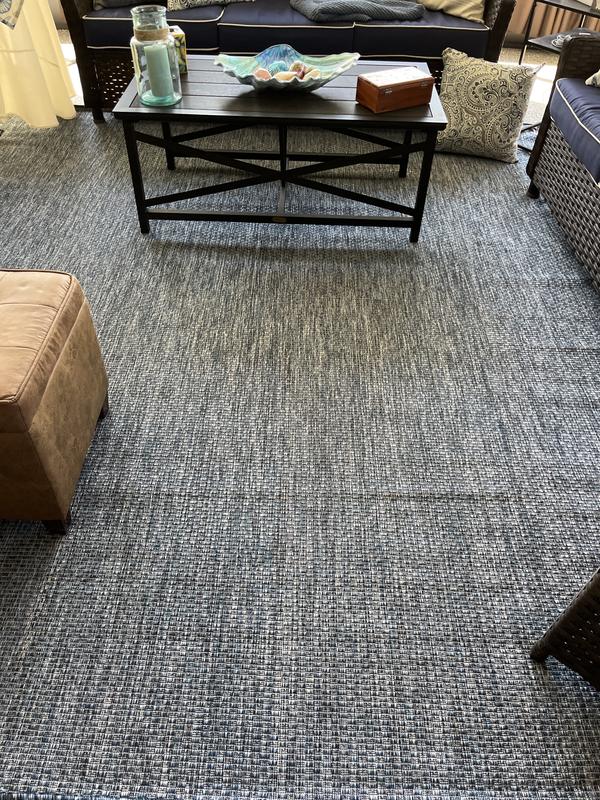 Customer photo for review titled "Great looking rug prettier than on their website"