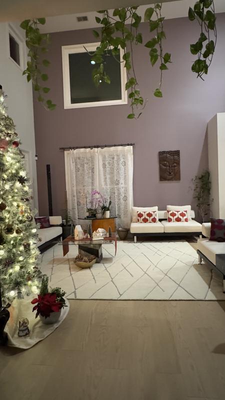 Customer photo for review titled "Hand woven rug"