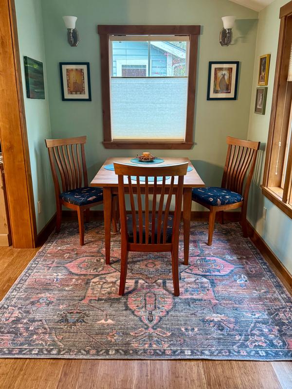 Customer photo for review titled "Add color to your room without being too loud"