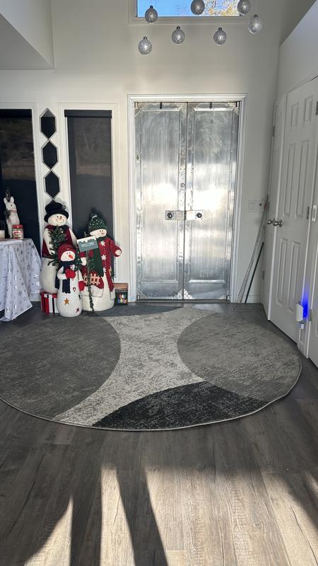 Customer photo for review titled "Contemporary modern Design rug"