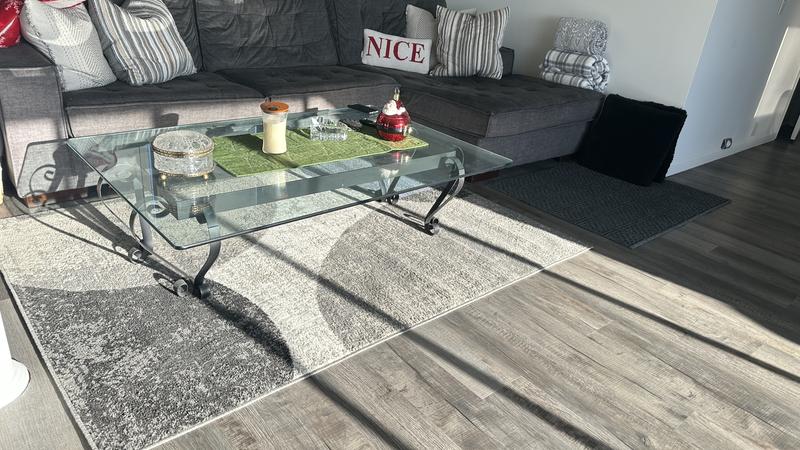 Customer photo for review titled "Contemporary modern Design rug"