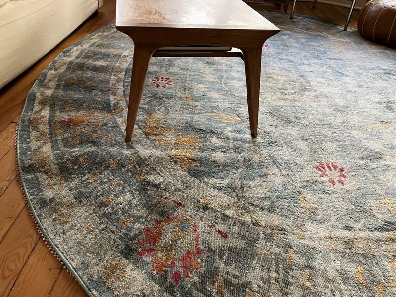 Customer photo for review titled "Worthless: Paragon Oval Rug"