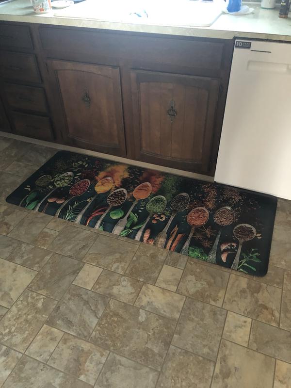 Customer photo for review titled "Mid Century Modern kitchen"