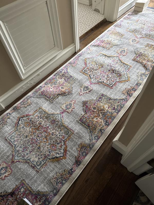 Customer photo for review titled "Colorful Budapest rug"