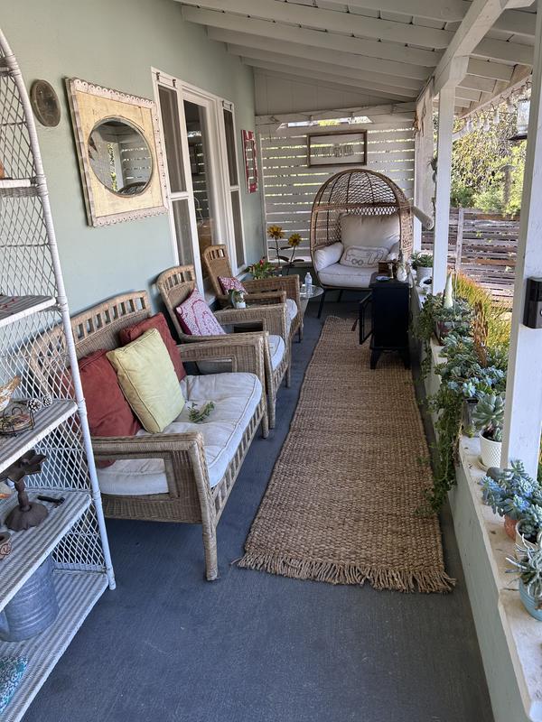 Customer photo for review titled "Fabulous Jute Runner..Love Love"