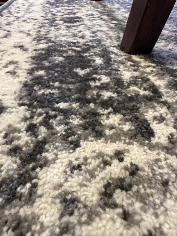 Customer photo for review titled "A Great Rug with Slight Color Difference"