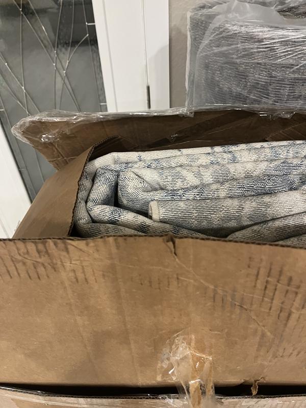 Customer photo for review titled "No protective packaging"