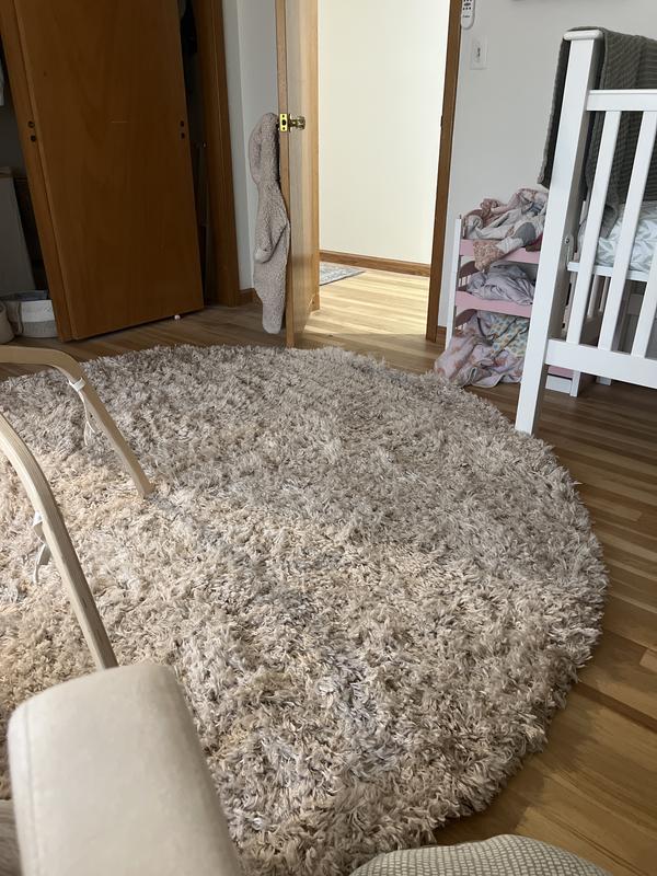 Customer photo for review titled "Cozy nursery rug"
