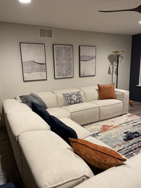 Customer photo for review titled "Area rug for family room"