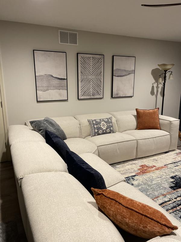 Customer photo for review titled "Area rug for family room"