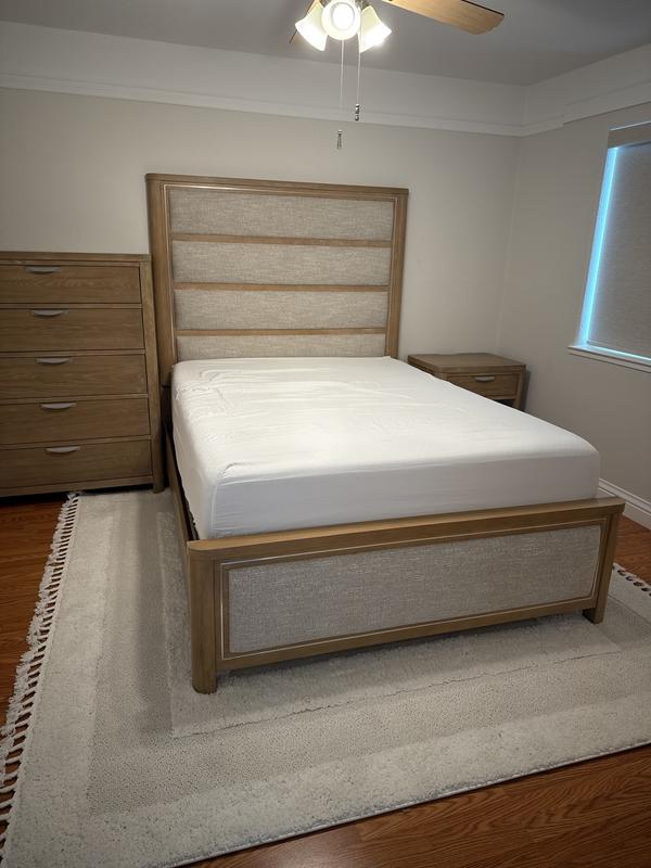 Customer photo for review titled "Boho white rug"